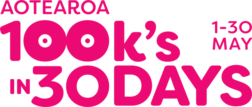 Aotearoa 100k's in 30 Days 2025 Logo