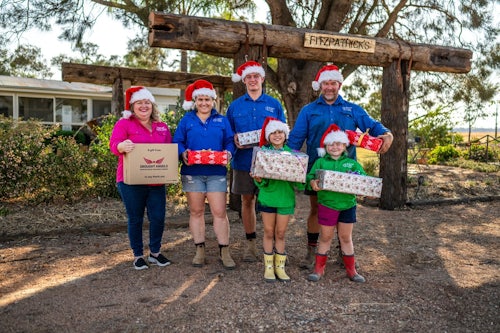 $250 provides a “Feed the Family Pack,” offering grocery staples to ease a farming family’s worries and bring joy to their table.