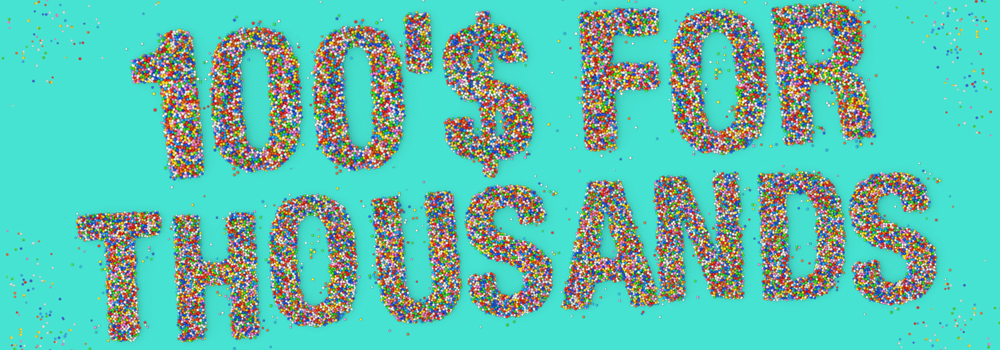 About hundreds for thousands