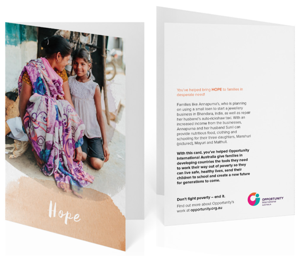 OPPORTUNITY GREETING CARDS