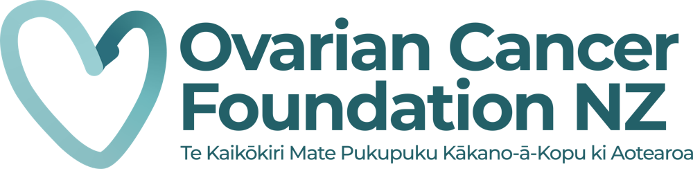 the Ovarian Cancer Foundation NZ - Fundraising Hub  Logo