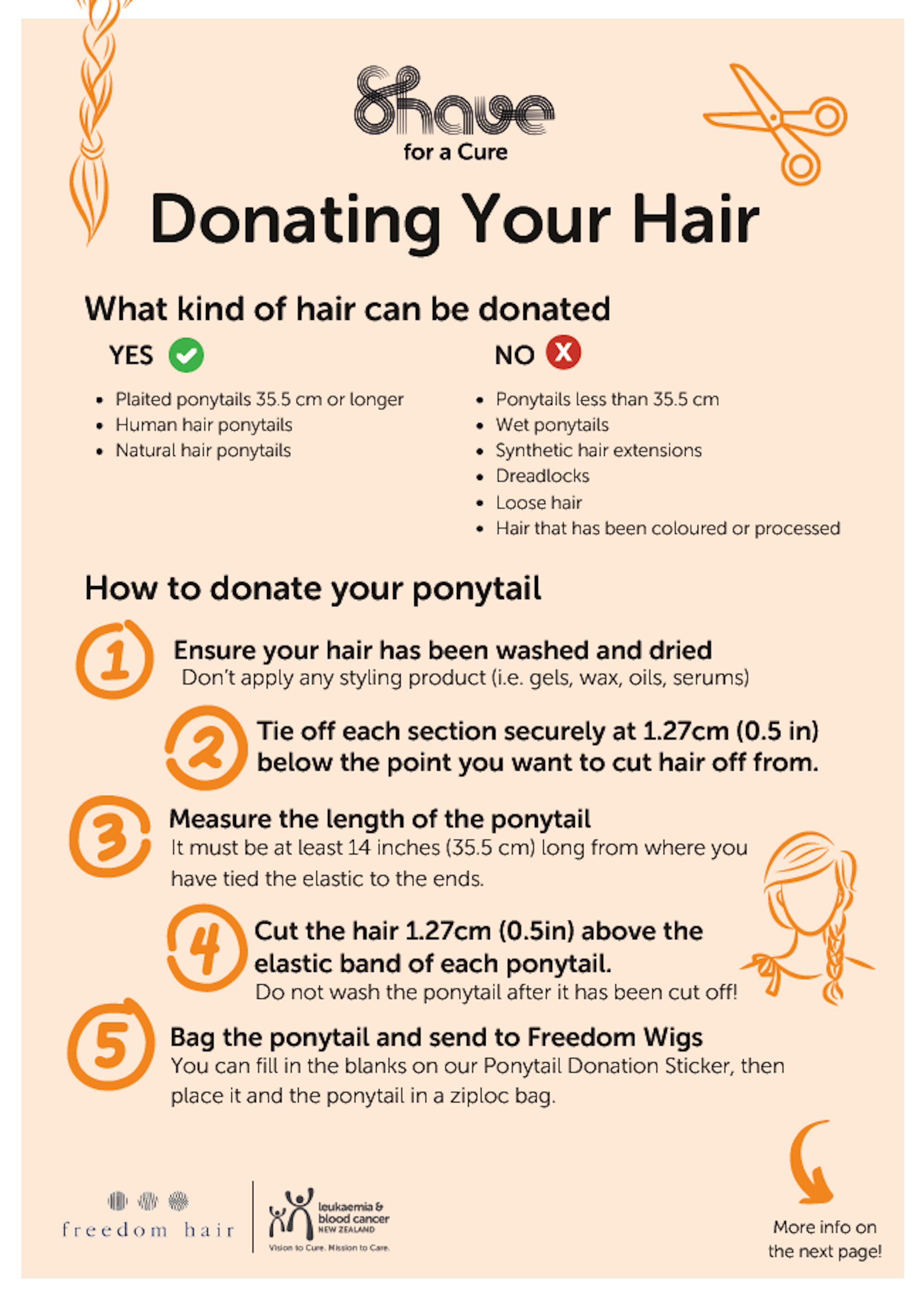 Donating your hair