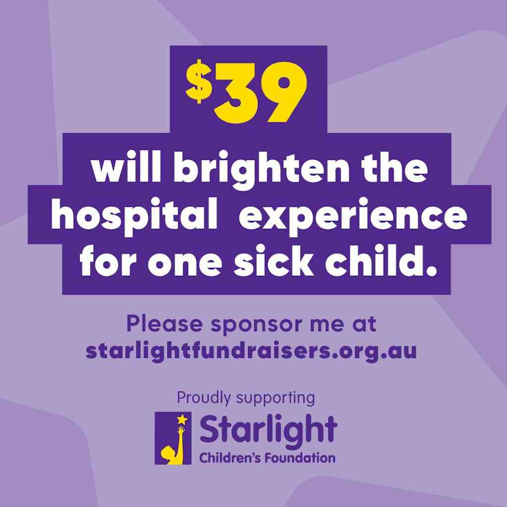 Fundraiser Social Media Tile - $39 will brighten the hospital experience for one sick child