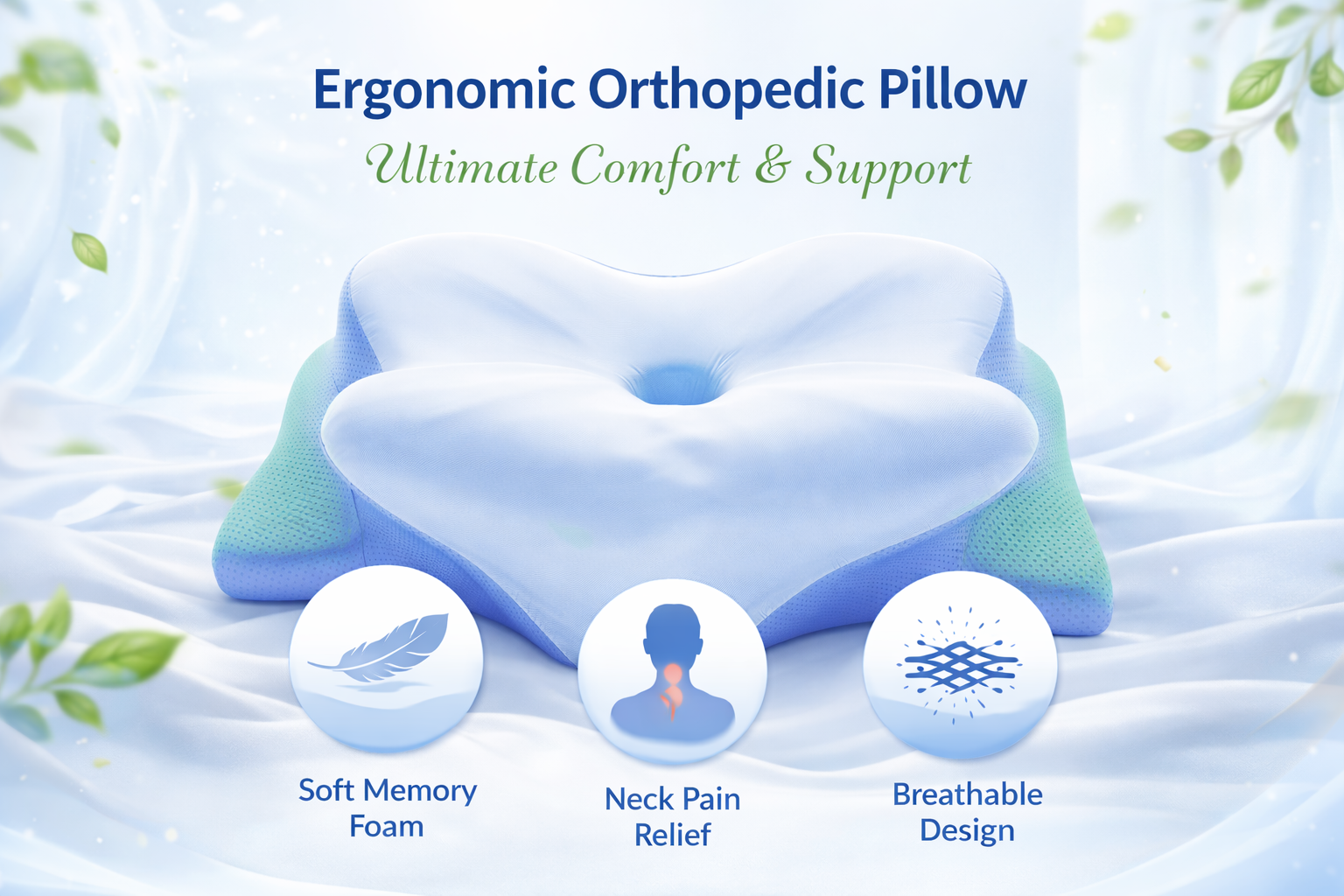 Melara Air Pillow: Review [2026] Derila Ergonomic Pillow for Neck Support,  Travel Comfort & Deep Sleep - Fundraise for Menopause and Cancer