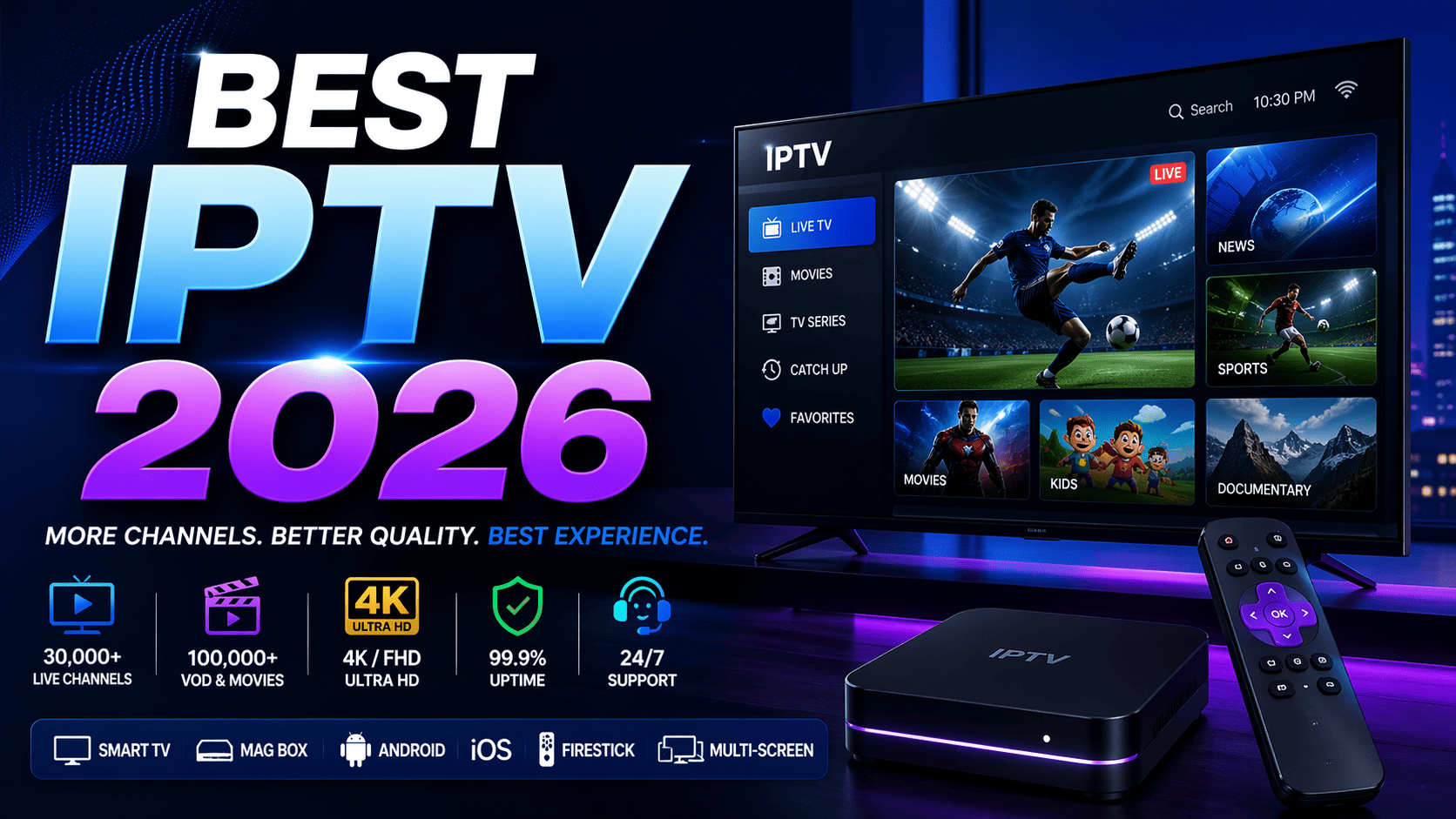 Best IPTV Service in Europe - Tested & Reviewed Top Providers with Free  Trial - Enthum Foundation