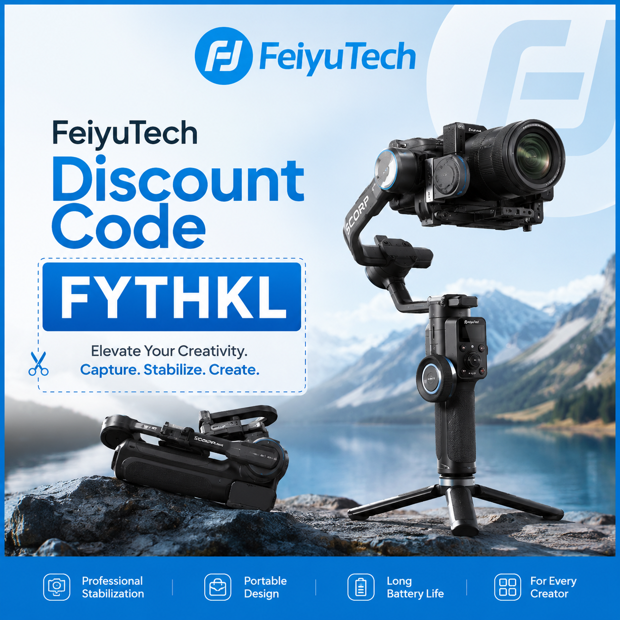 FeiyuTech Discount Code “FYTHKL” - Backpacks 4 VIC Kids