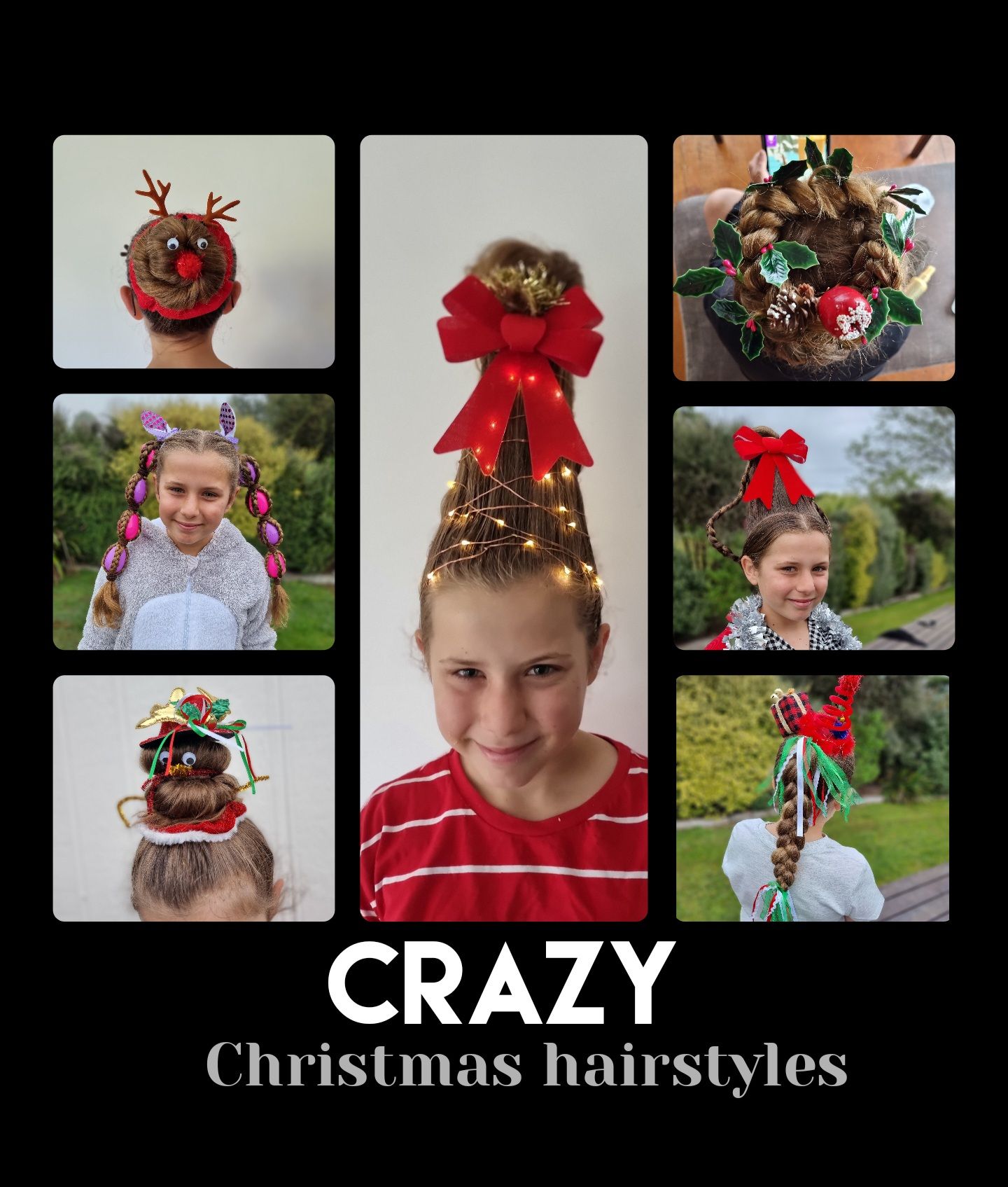 21 Examples of Christmas Hairstyle for Girls. Every Little Lady Will Be  Delighted!
