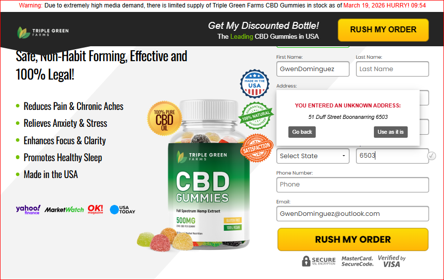 CBD Gummies Triple Green Farms: Ingredients Breakdown, Dosage Guide, and  Safety Information bull; Run72