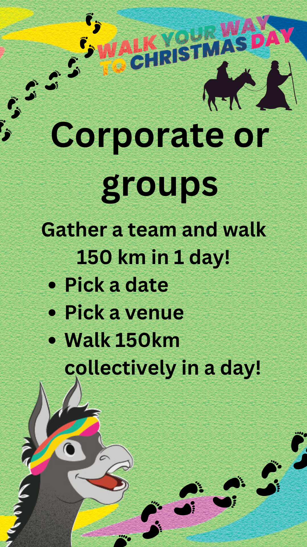 How it works Walk Your Way to Christmas Day 2024