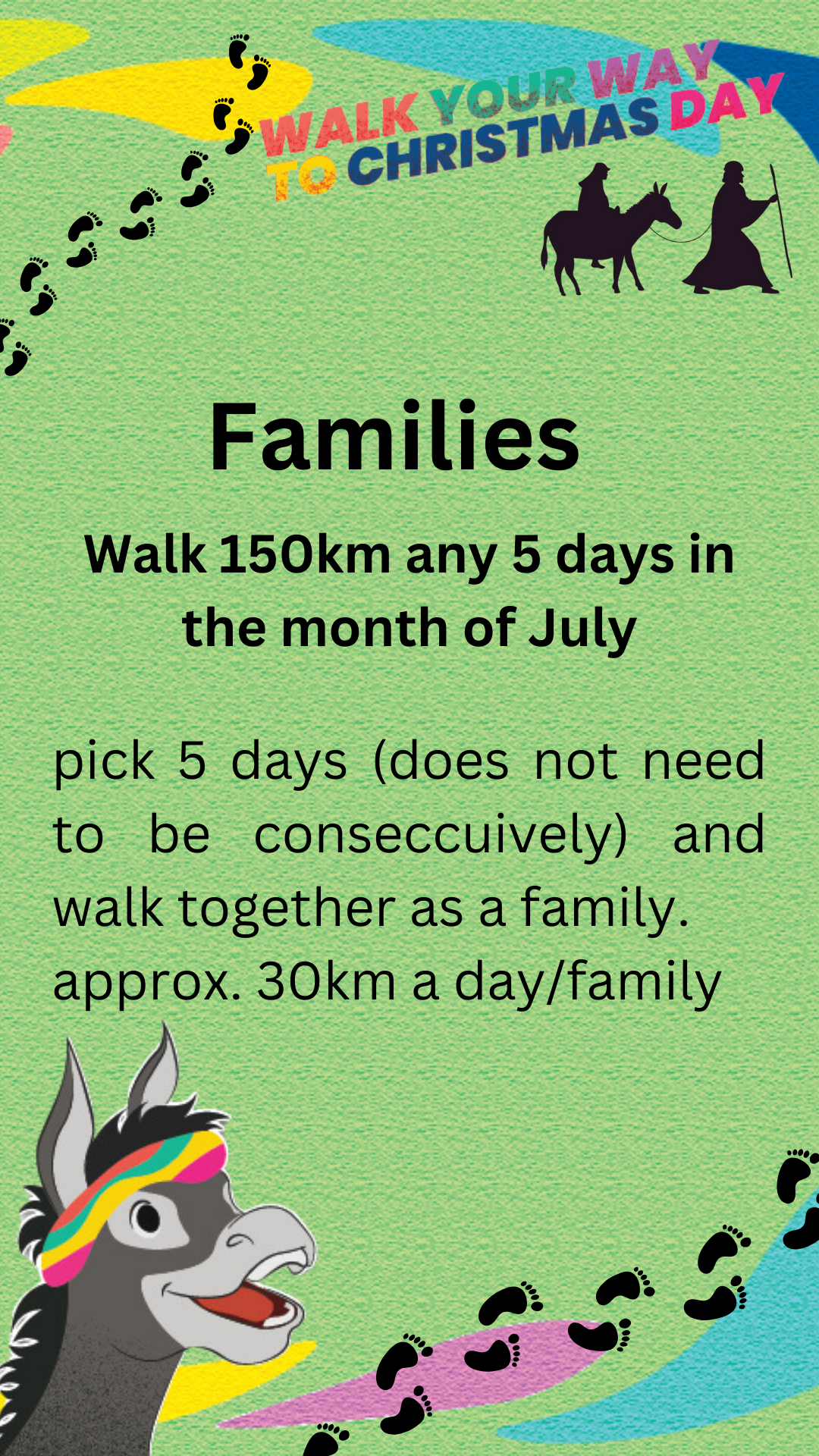 How it works Walk Your Way to Christmas Day 2024